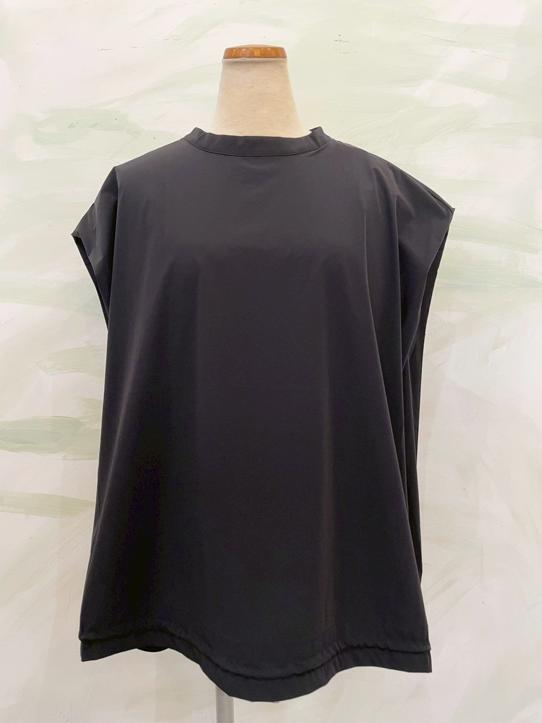 【botanical】チュールフリル切替 アシメカットトップス