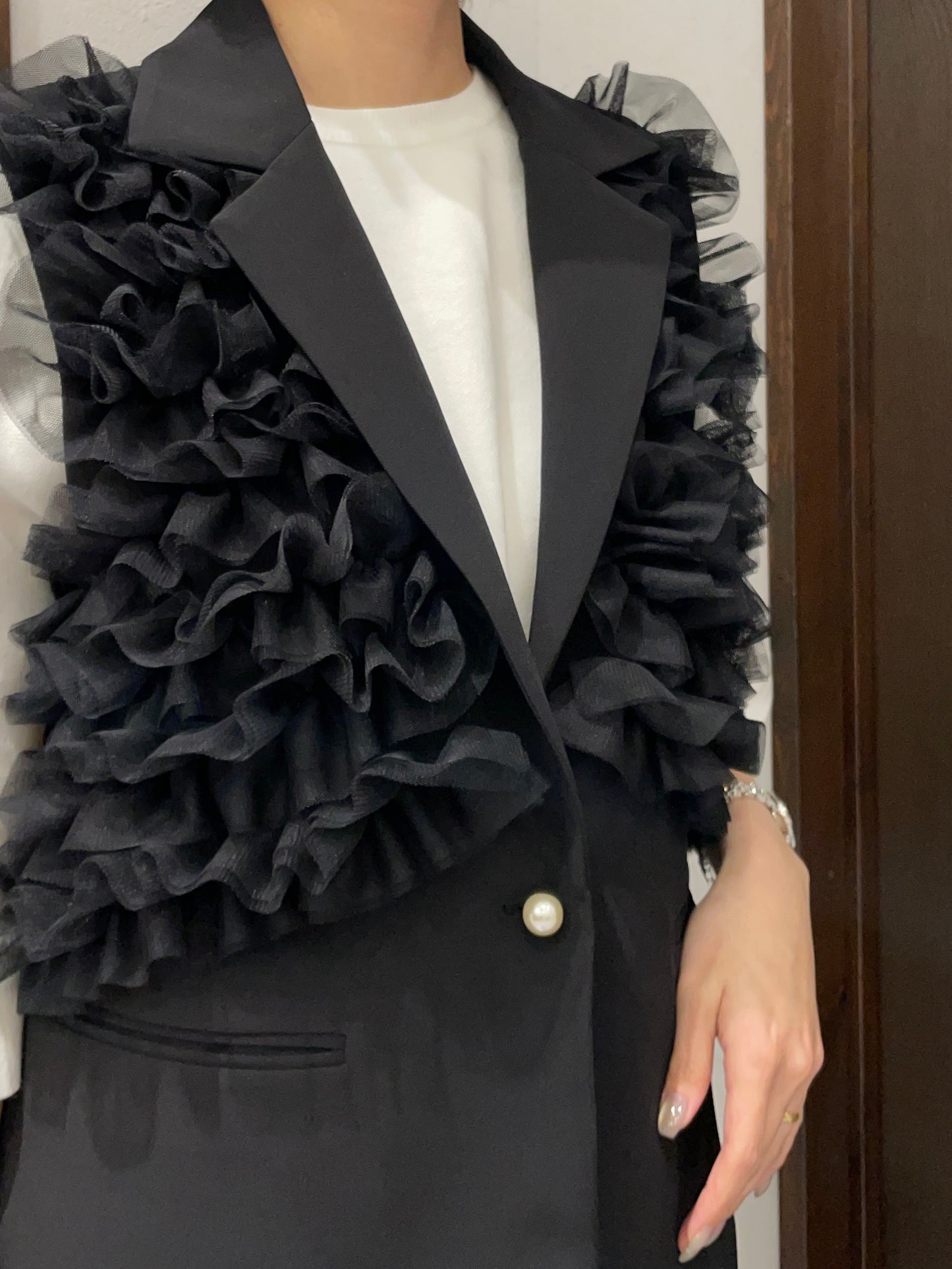 【PICCIN PERLA】チュールジレ