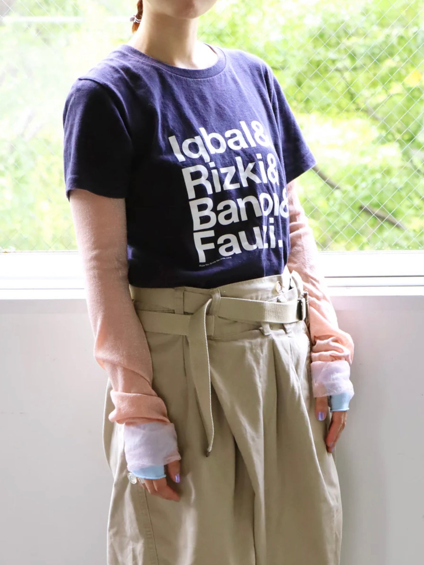 【KIVISDOU】バレリーナフリルUVカットアームカバー