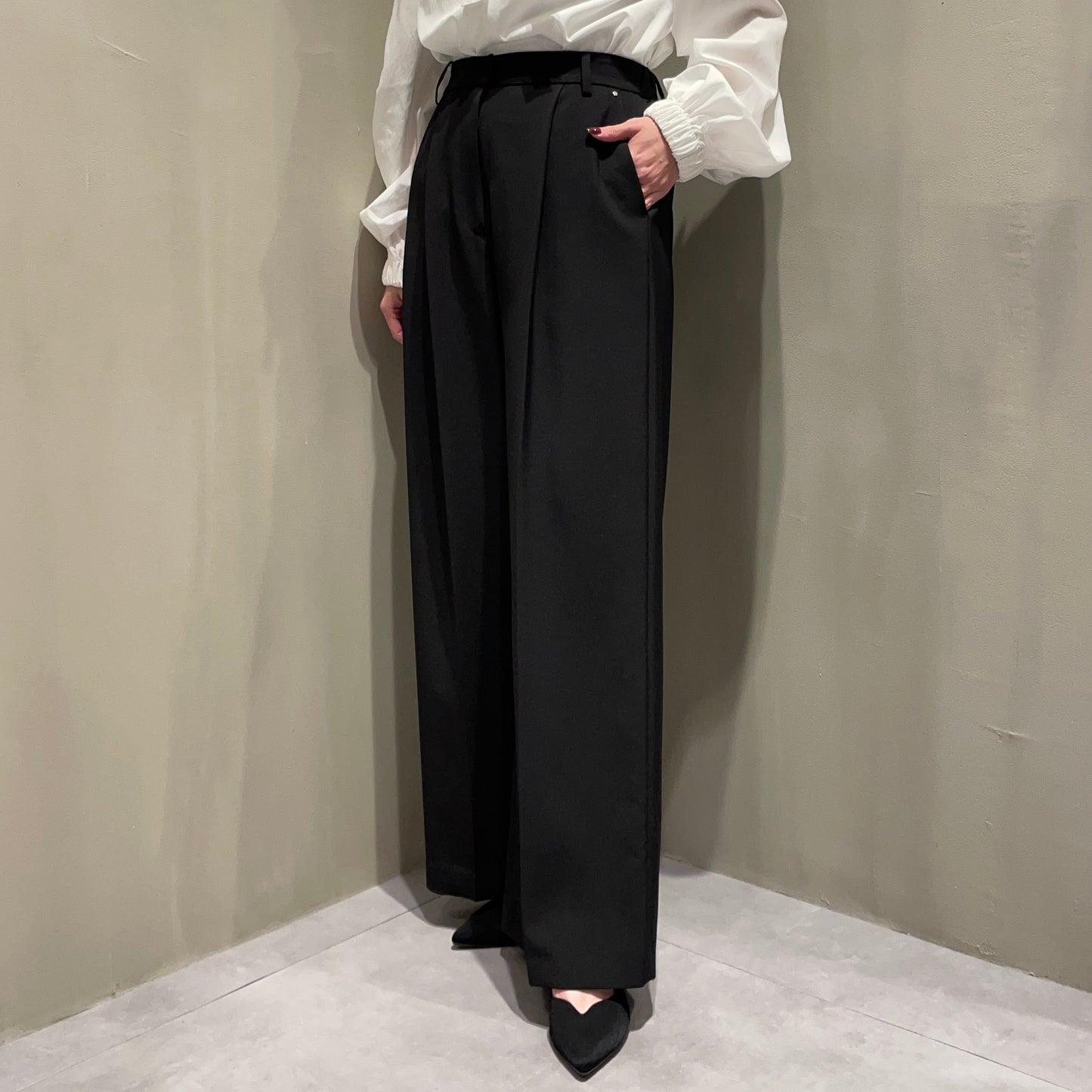 【CHIGNON】ワイドパンツ