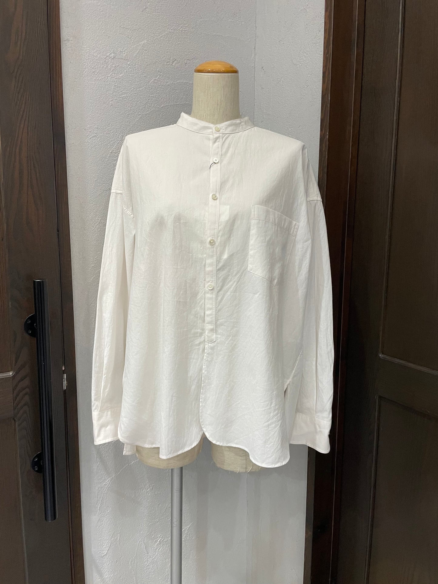 【TICCA】ノーカラーシャツ