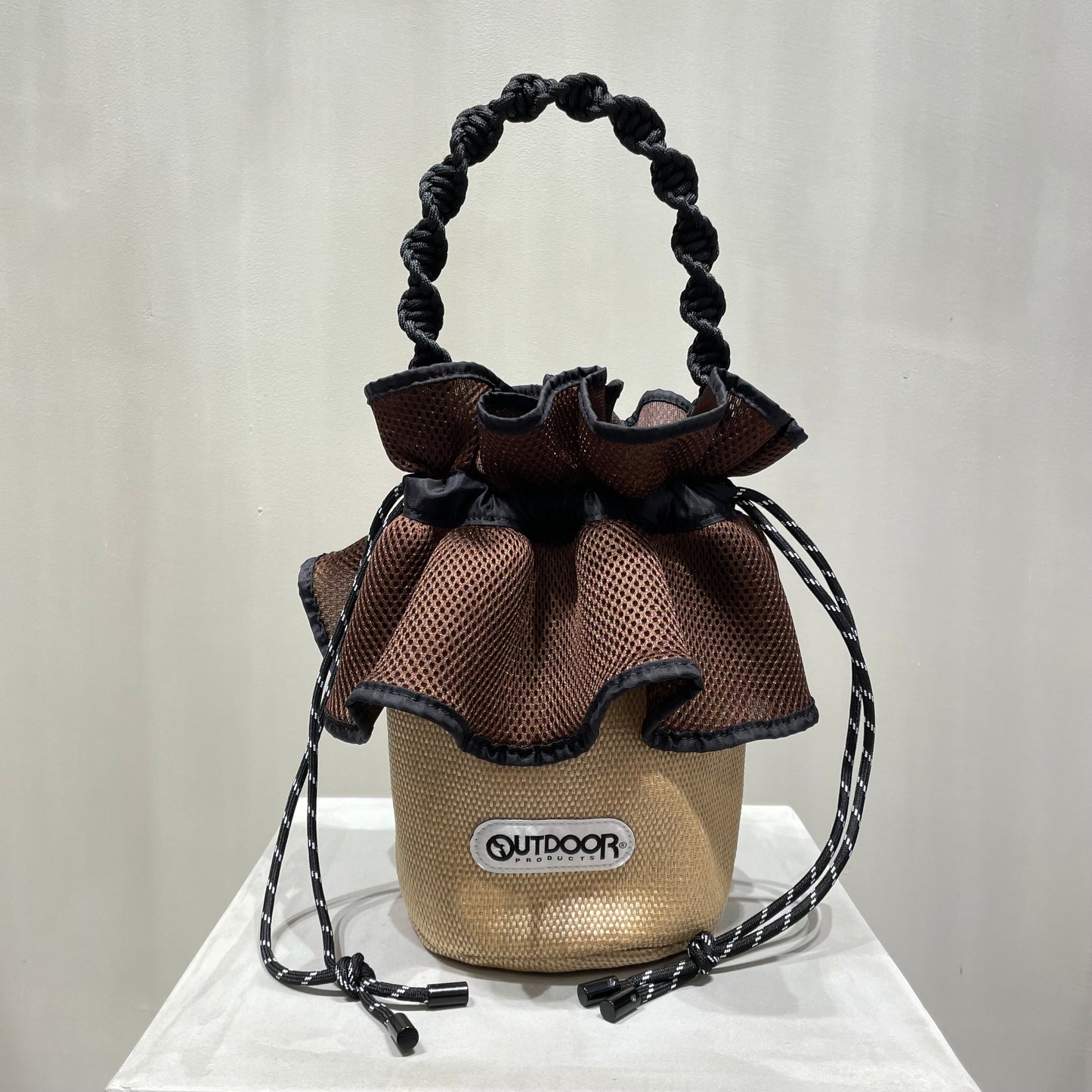 Risley/outdoorコラボ巾着バッグ