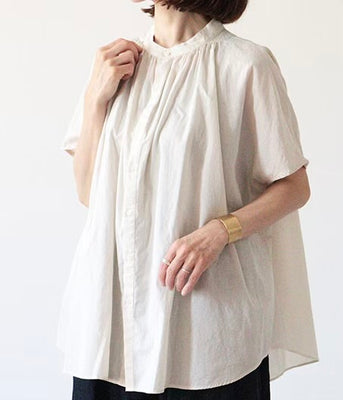 【MANON】オーバーダイ フレンチスリーブ ビック アミカルシャツ