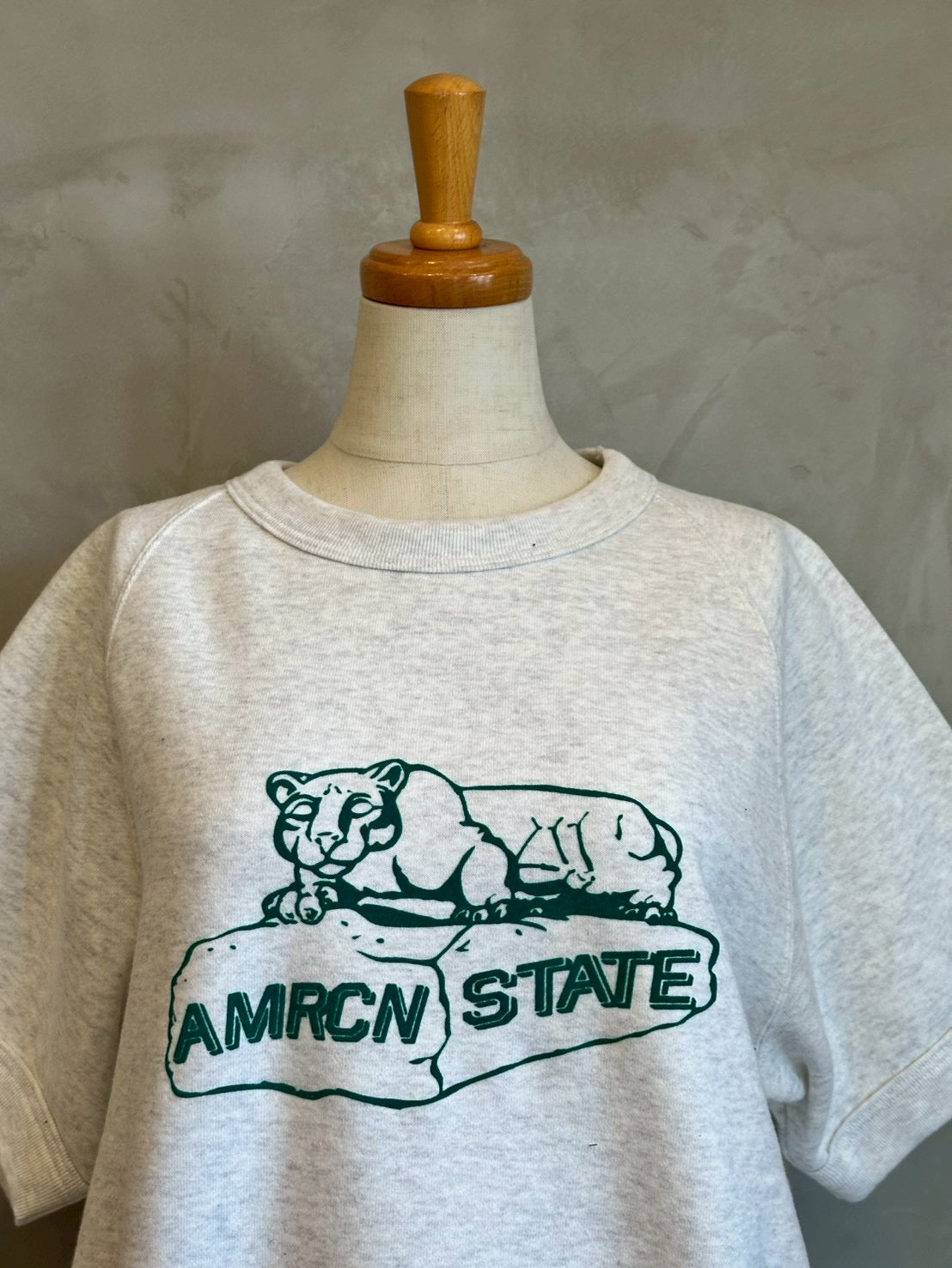 【AMERICANA】チーターハーフスリーブスウェット
