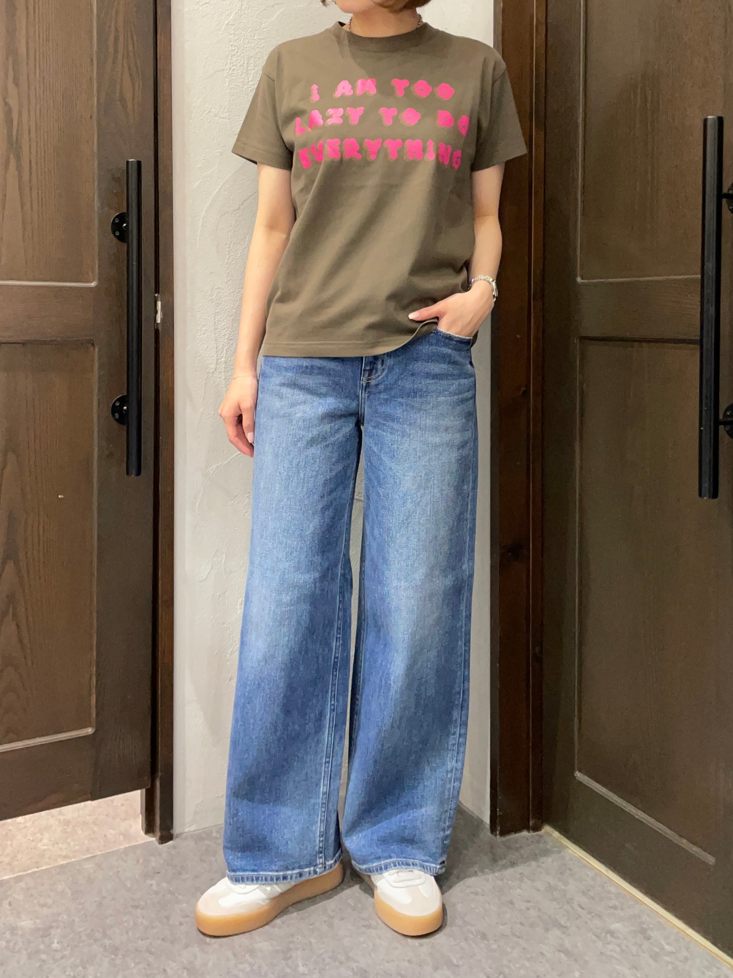 【Healthy denim】ピンクペッパーミッドライズ