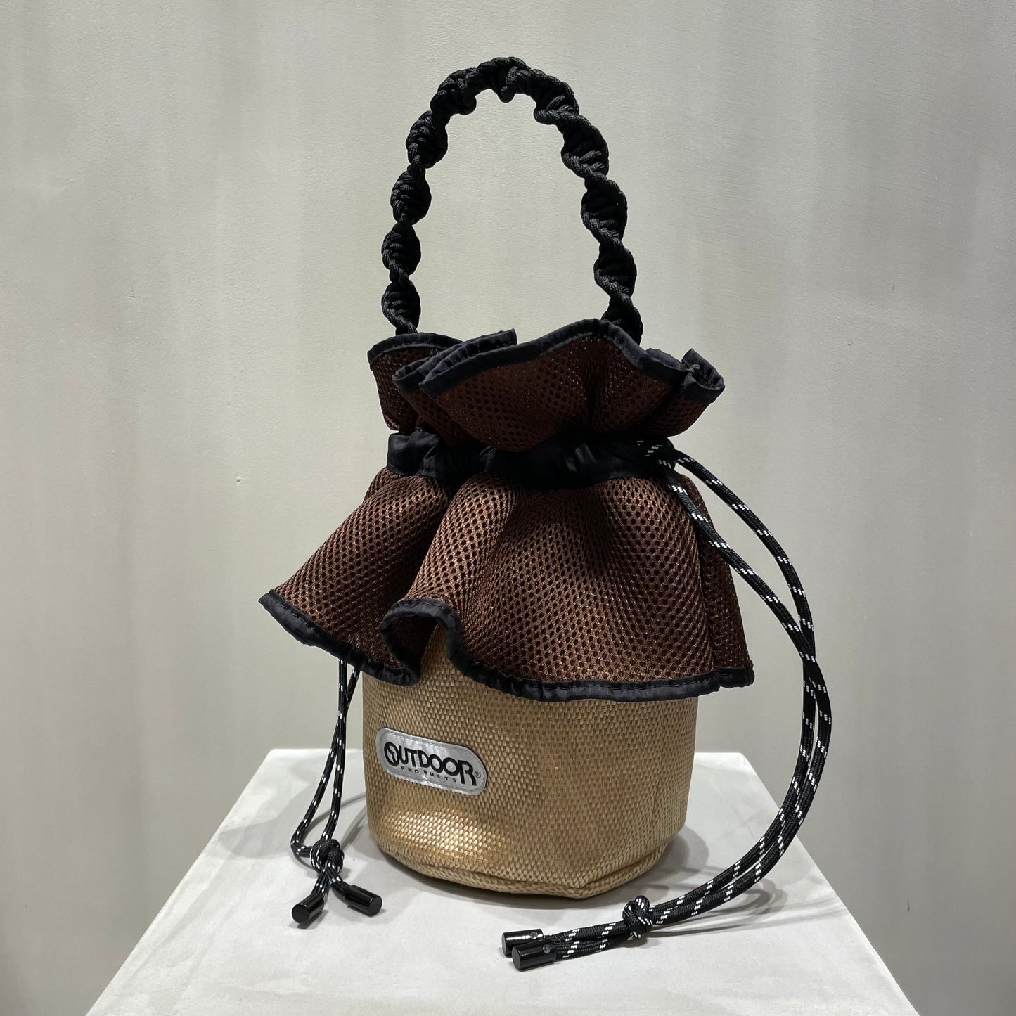 Risley/outdoorコラボ巾着バッグ