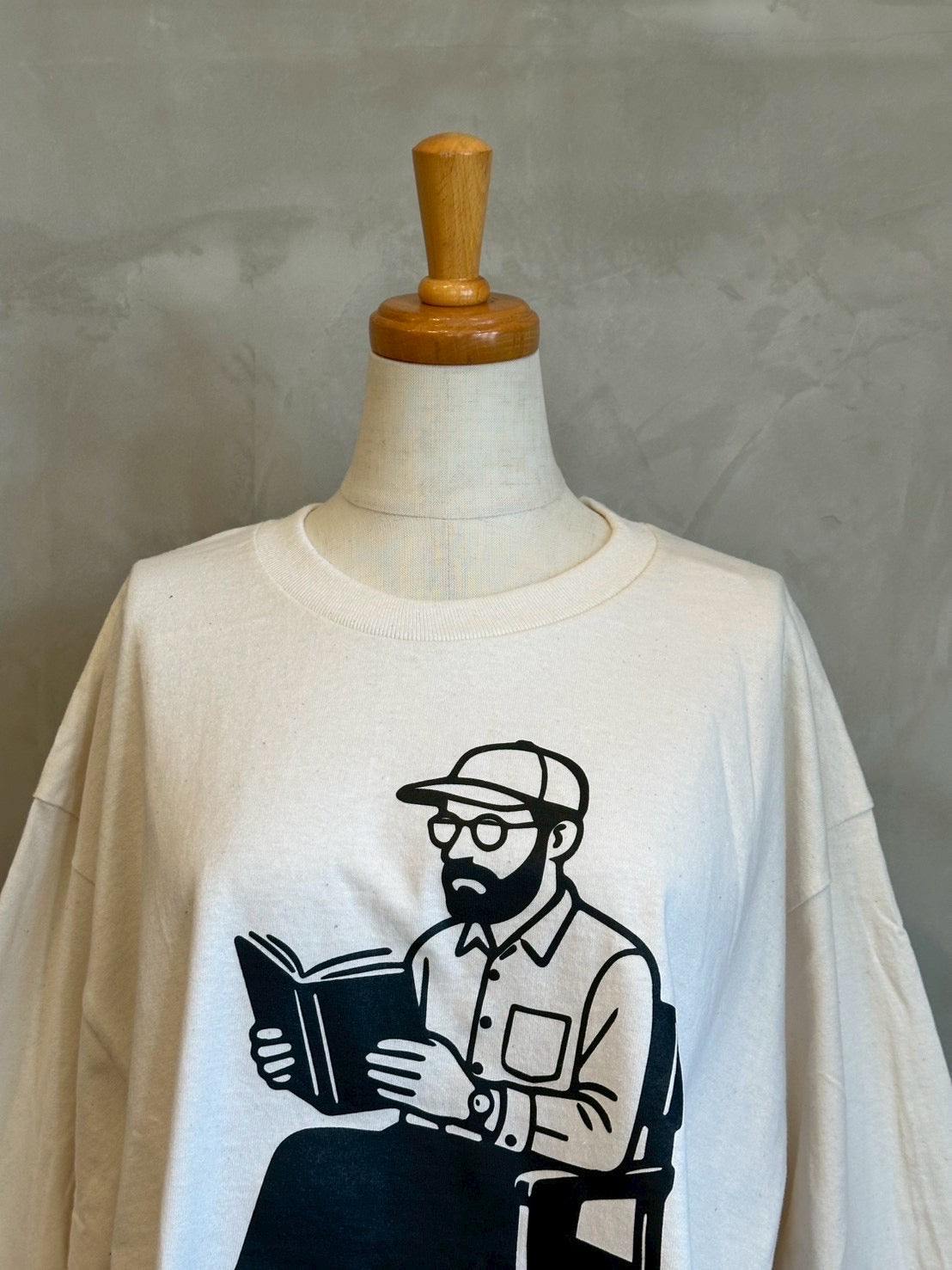 【ALL HOURS】6.0オンスMIDIウェイトロンT　BOOKLOVE