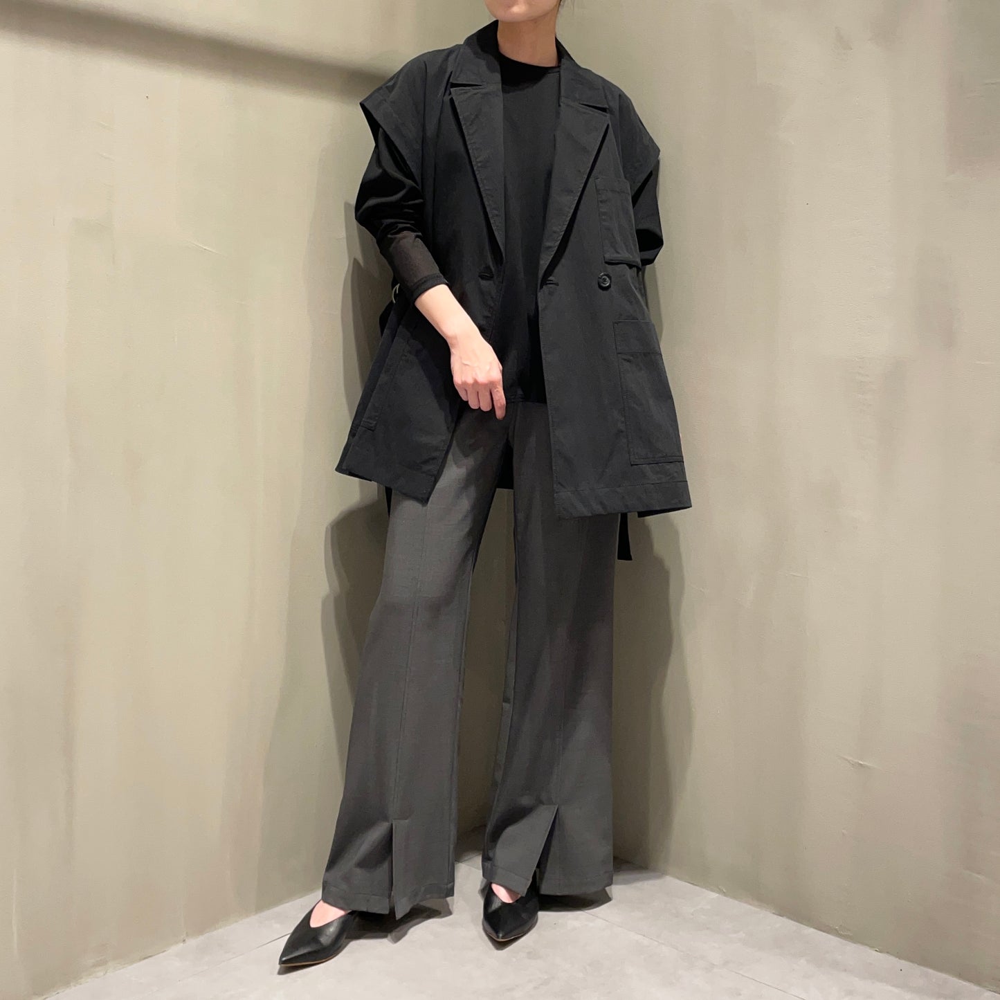 【CHIGNON】トレンチワークベスト