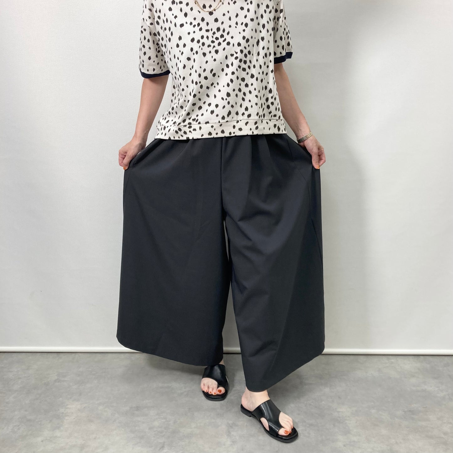 mizuiro ind/ミズイロインド　ワイドパンツ