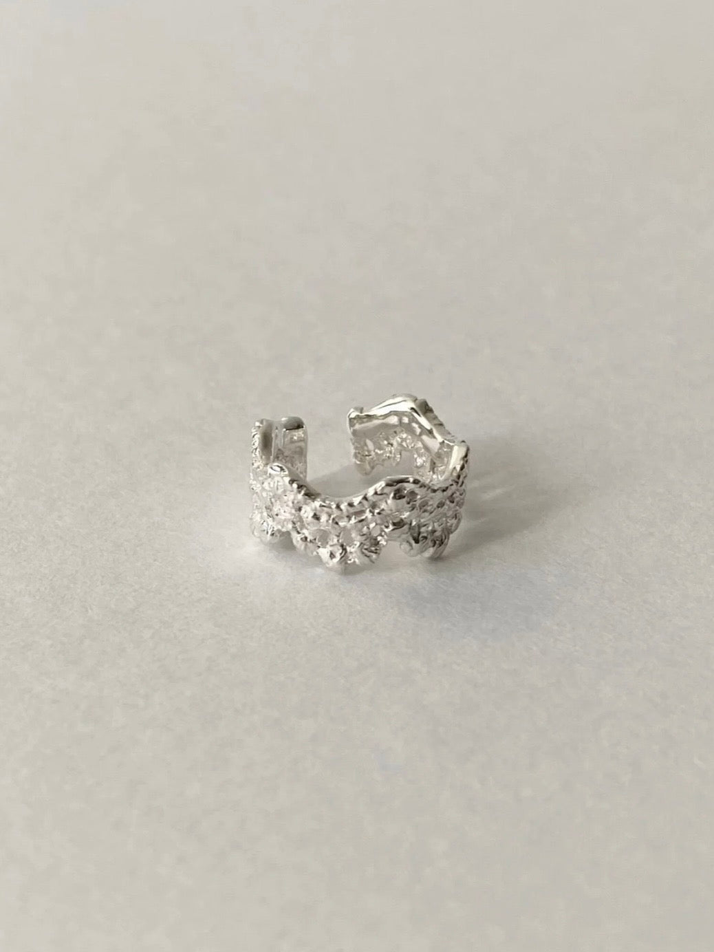 〈予約〉【flavour】レースグレインイヤーカフ SILVER