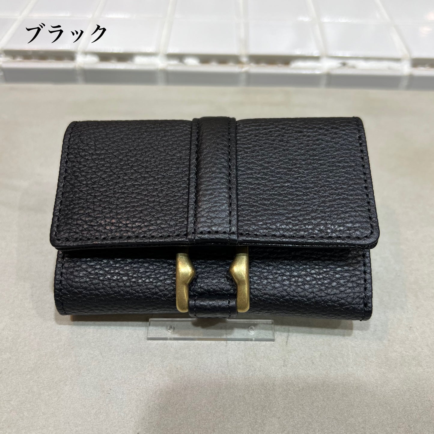 【TOFF&LOADSTONE】スリムトリフォールド ミニウォレット ライトシュリンク 三つ折り財布