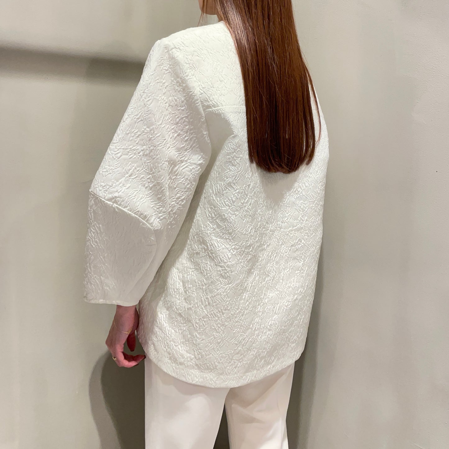 【CHIGNON】ジャガードブラウス