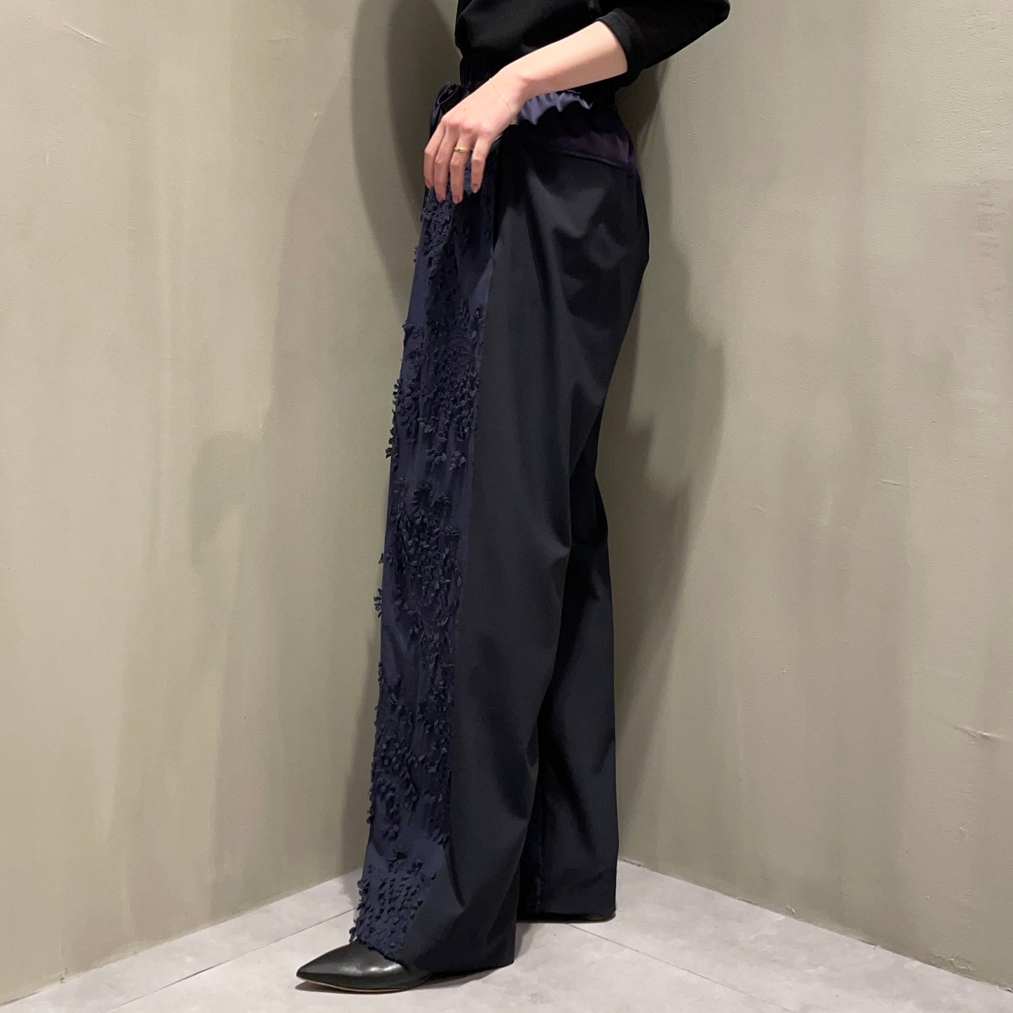 【CEaRET】レースタックパンツ