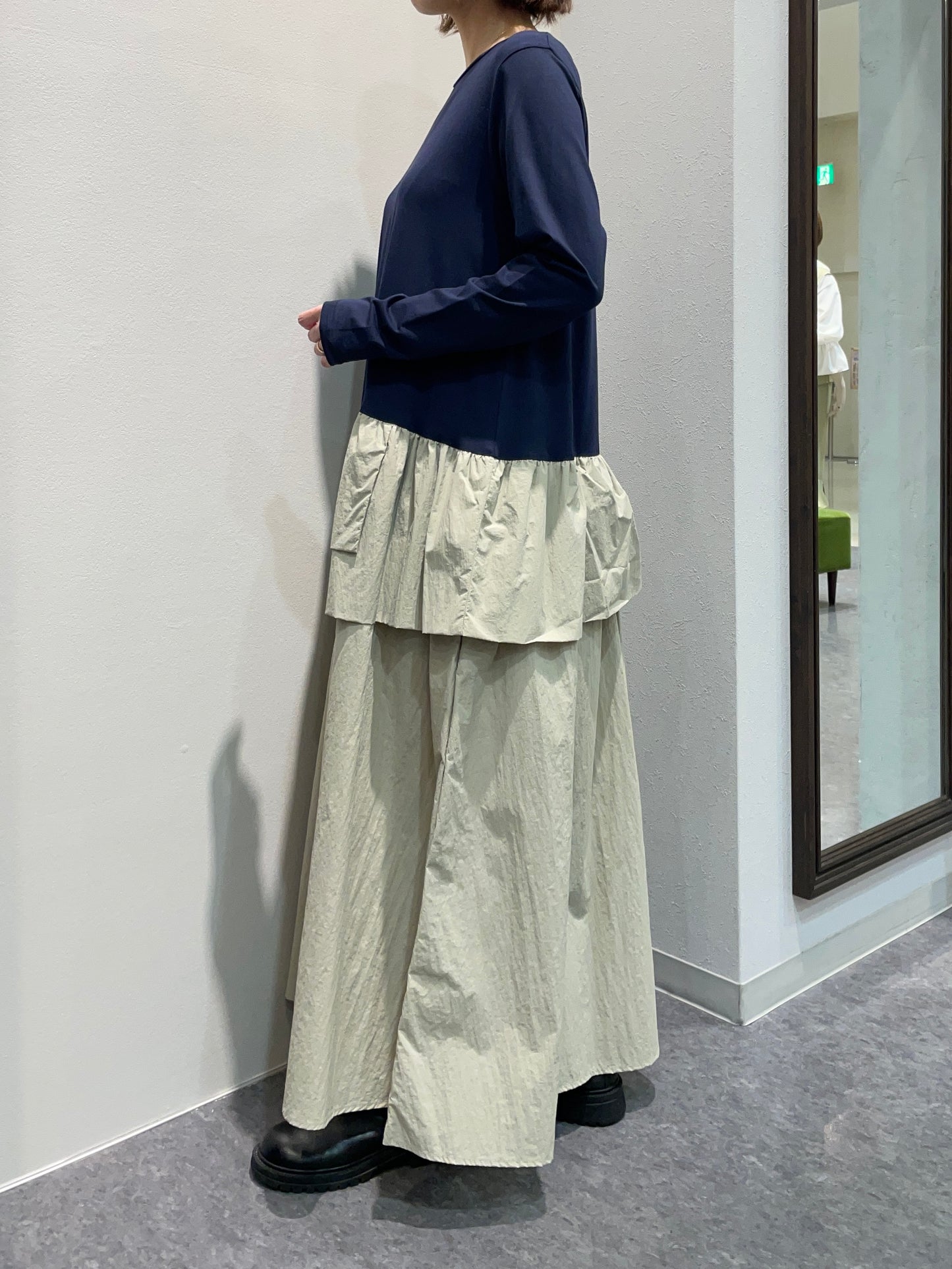 【Mewl】タフタドッキングワンピース