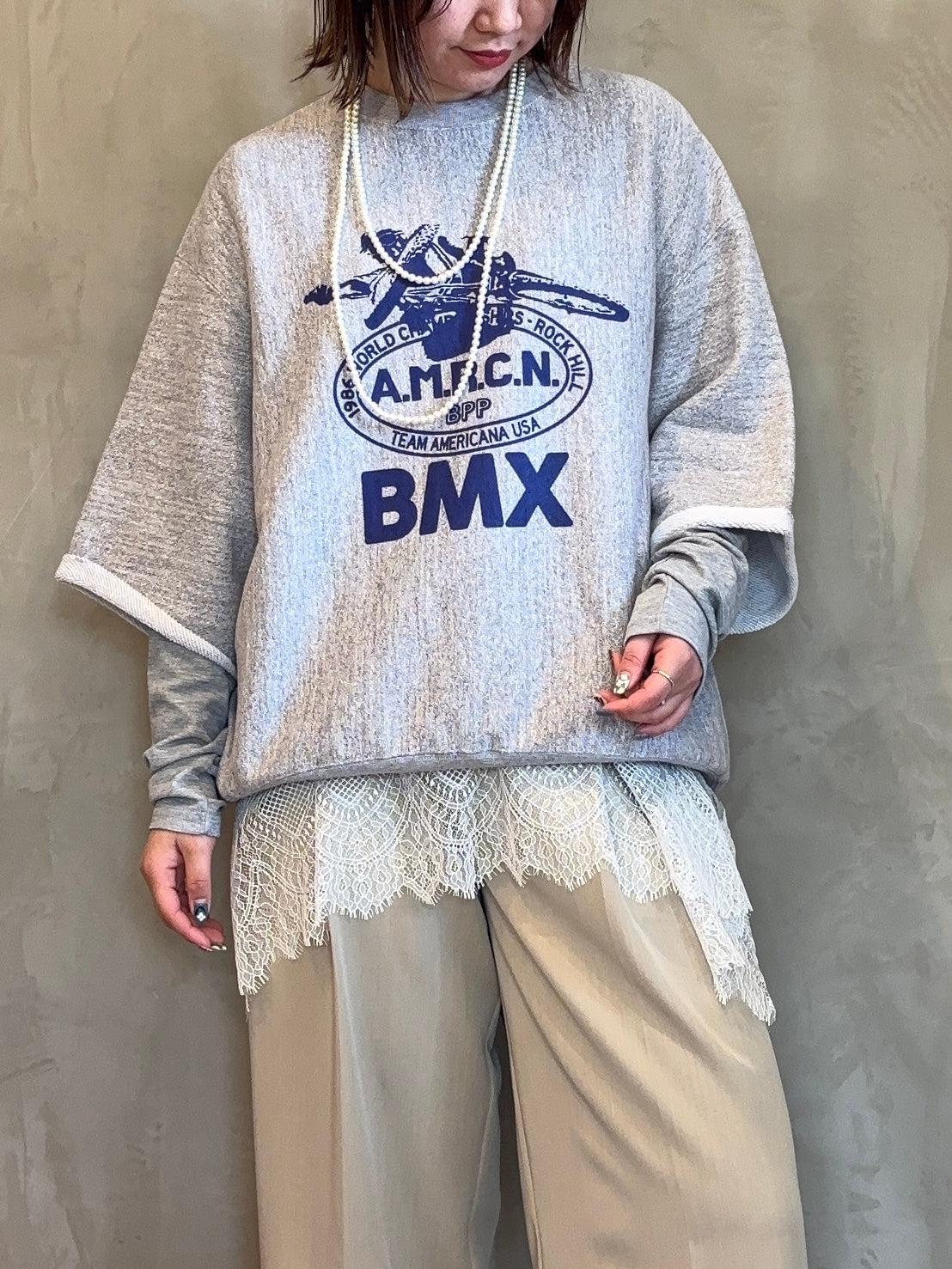 【AMERICANA】BMXリバースウィーブスウェット