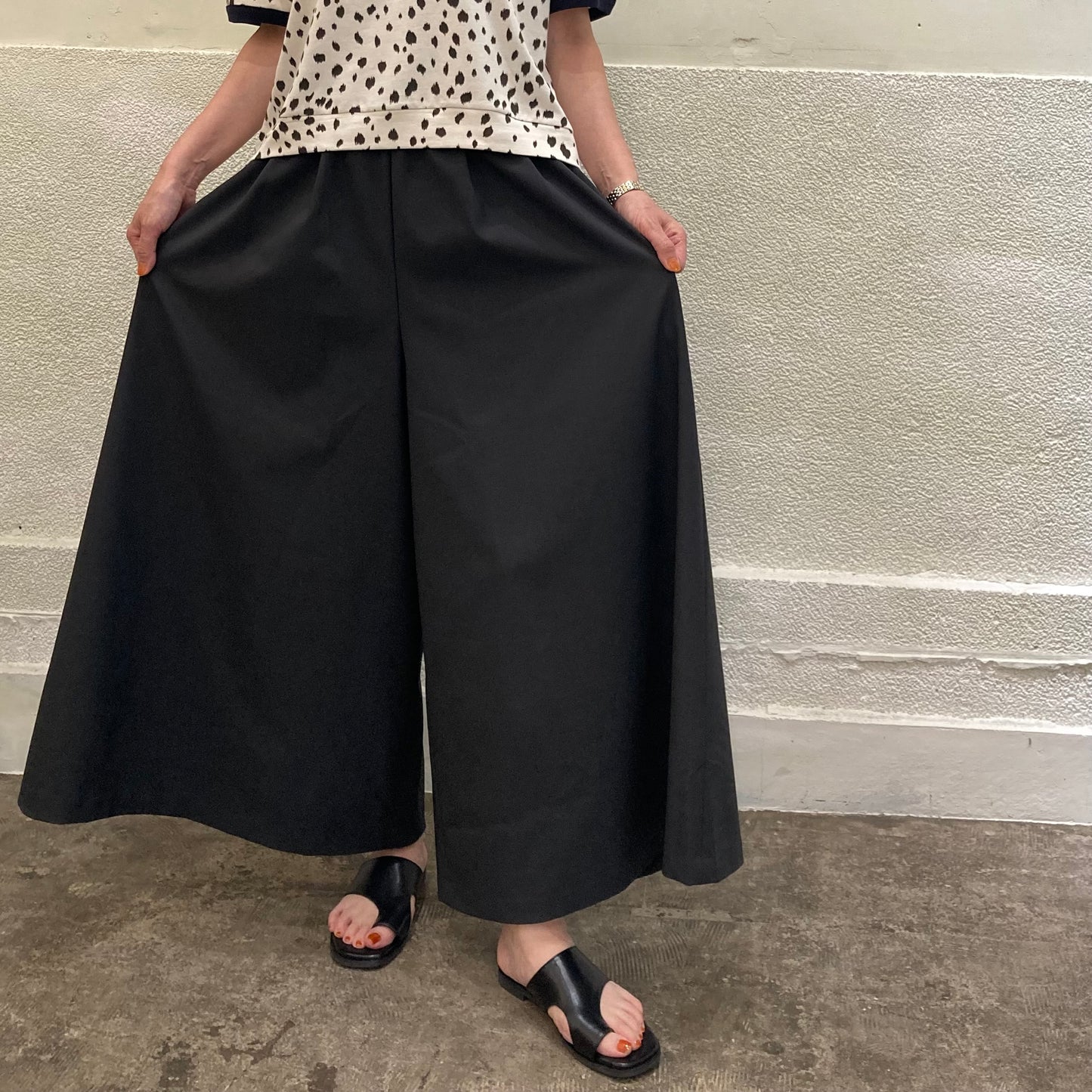 mizuiro ind/ミズイロインド　ワイドパンツ