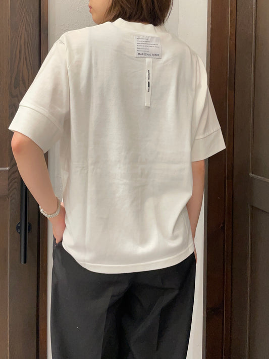 【MARECHAL TERRE】バックロゴテープデザインTシャツ