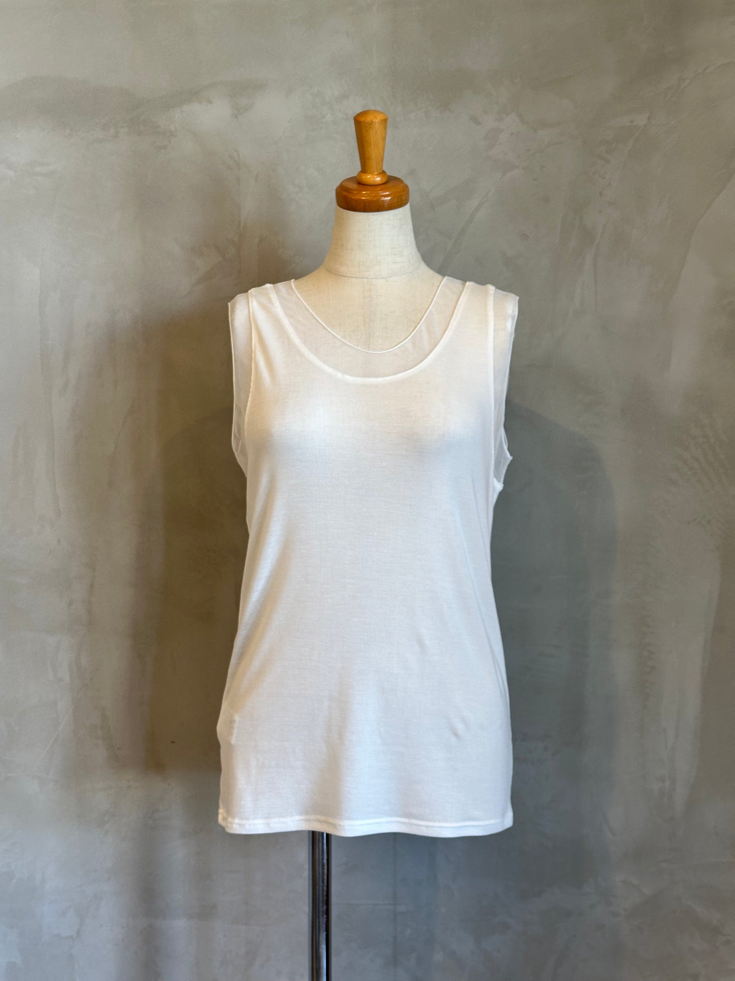 【CYNICAL】前後2WAYチュールコンビタンクトップ