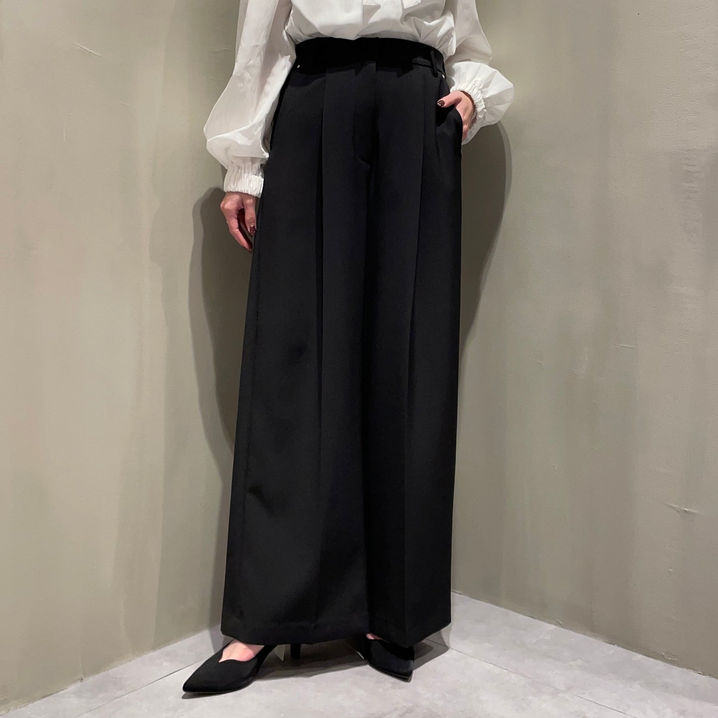 【CHIGNON】ワイドパンツ
