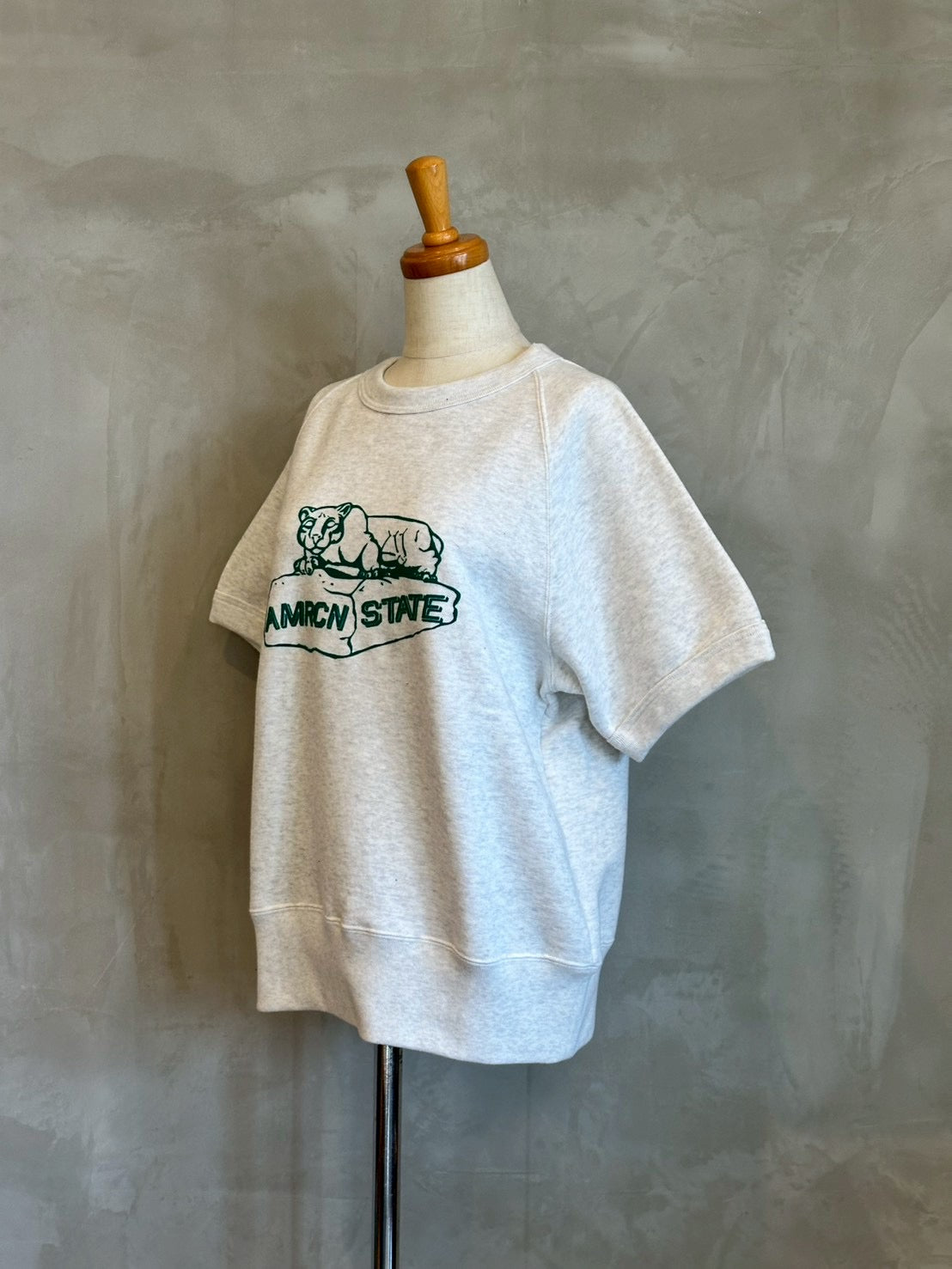 【AMERICANA】チーターハーフスリーブスウェット