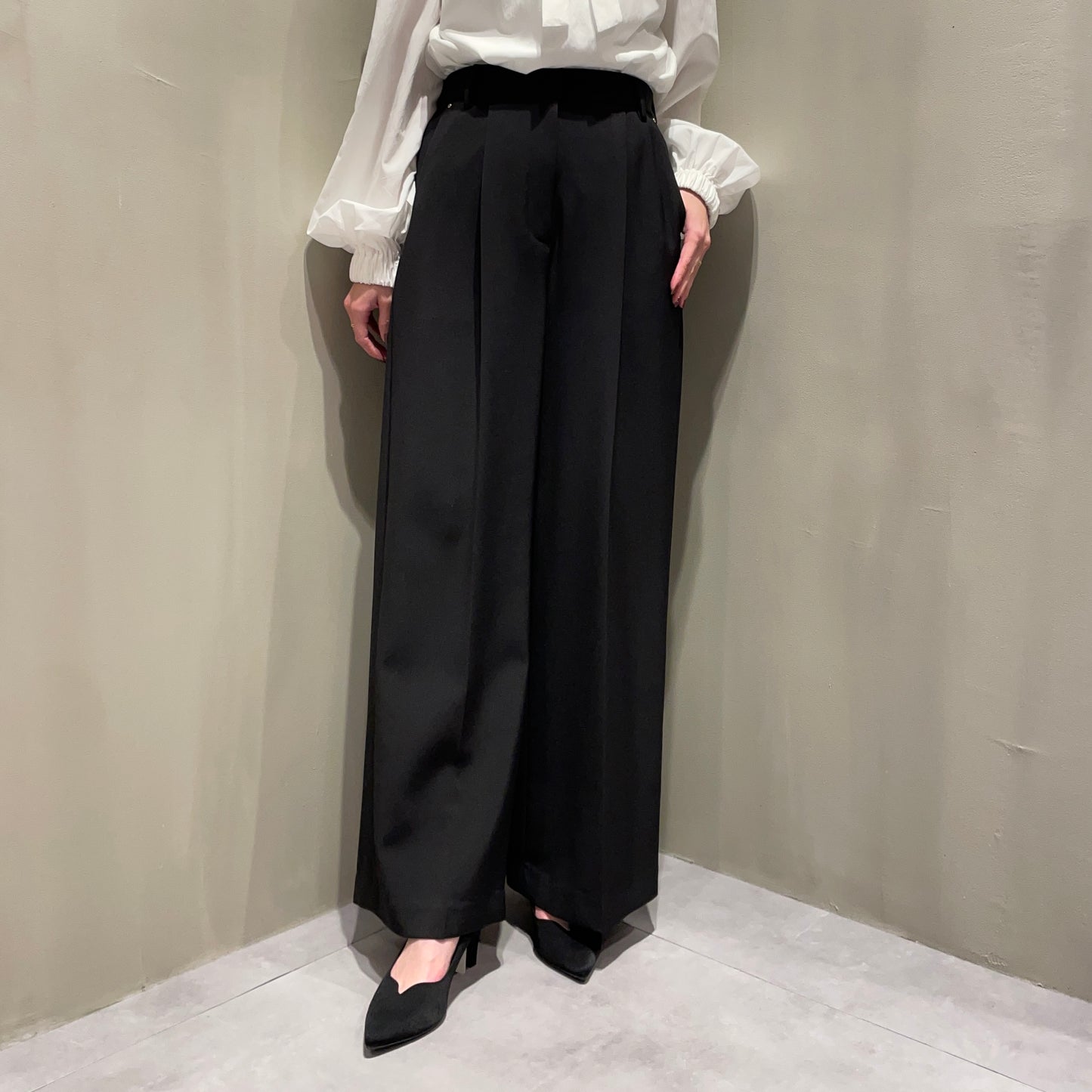 【CHIGNON】ワイドパンツ