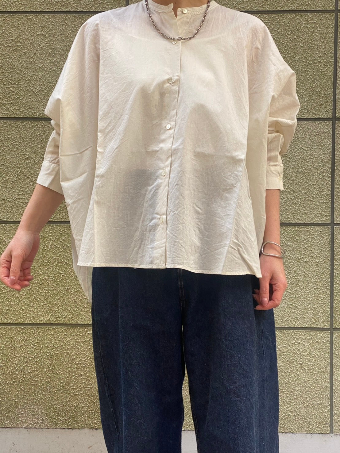 【mizuiro ind】バックギャザーブラウス