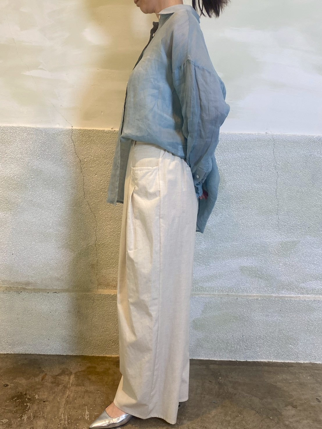 【CLOCHE】2タックワイドパンツ