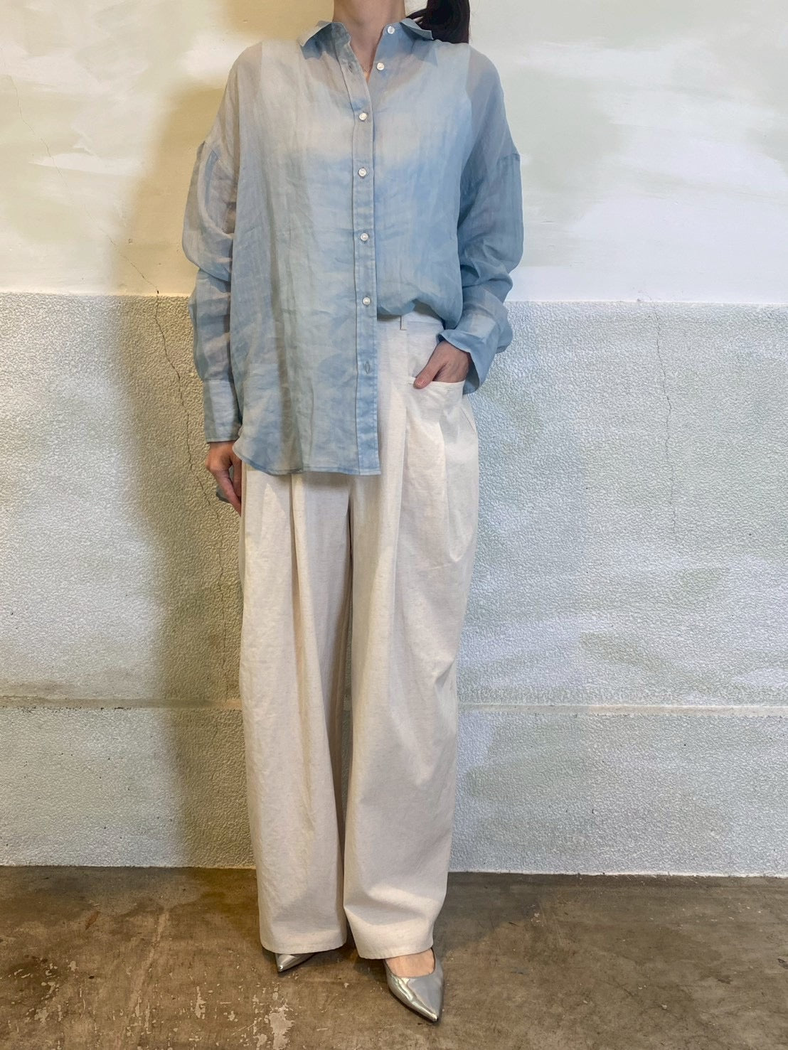【CLOCHE】2タックワイドパンツ