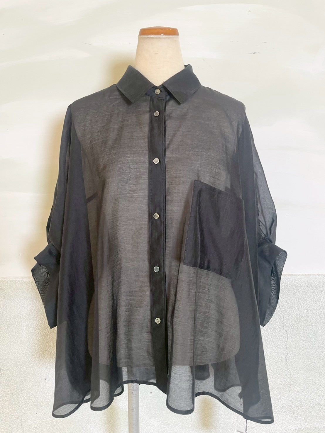 【NUS】テンセルシアーオーバーサイズドルマンシャツ