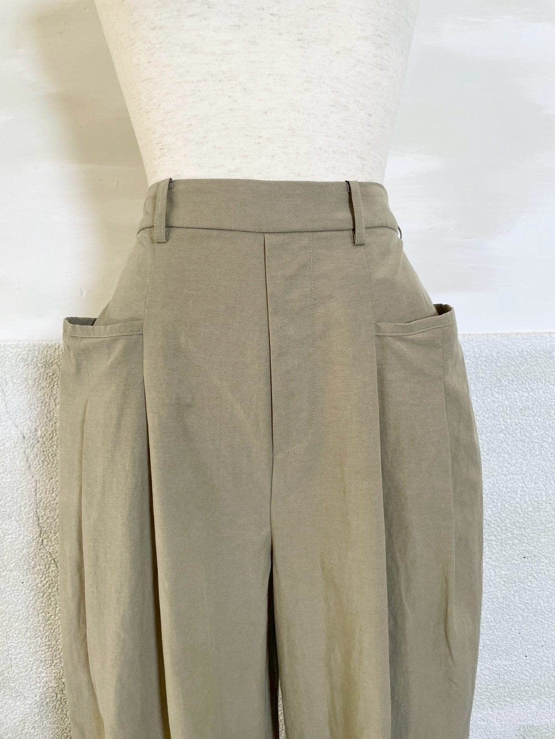【CLOCHE】2タックワイドパンツ