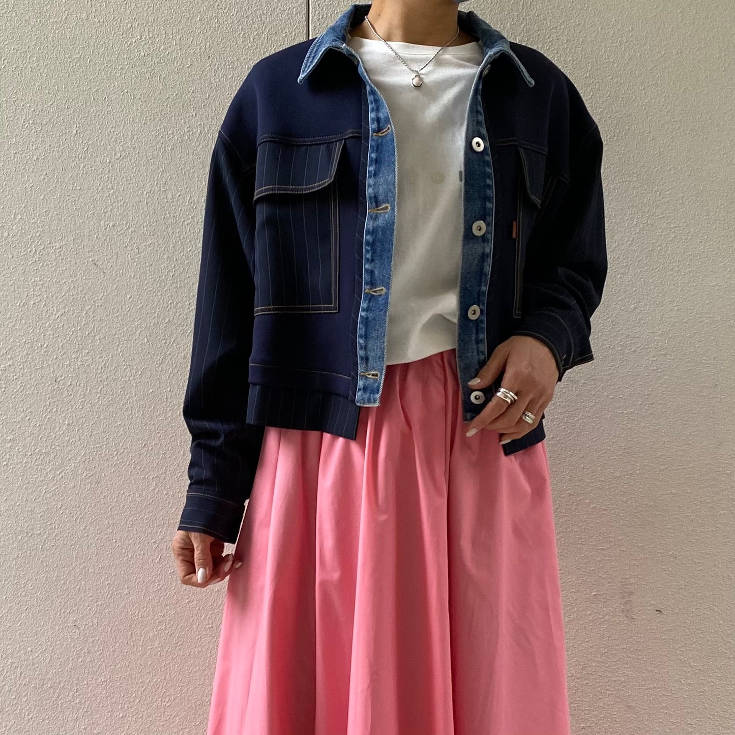 【MICALLE MICALLE】ウエストギャザースカート