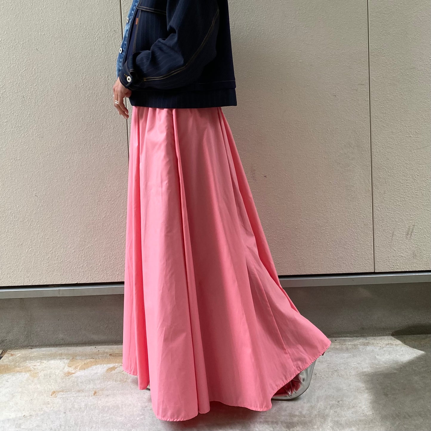 【MICALLE MICALLE】ウエストギャザースカート
