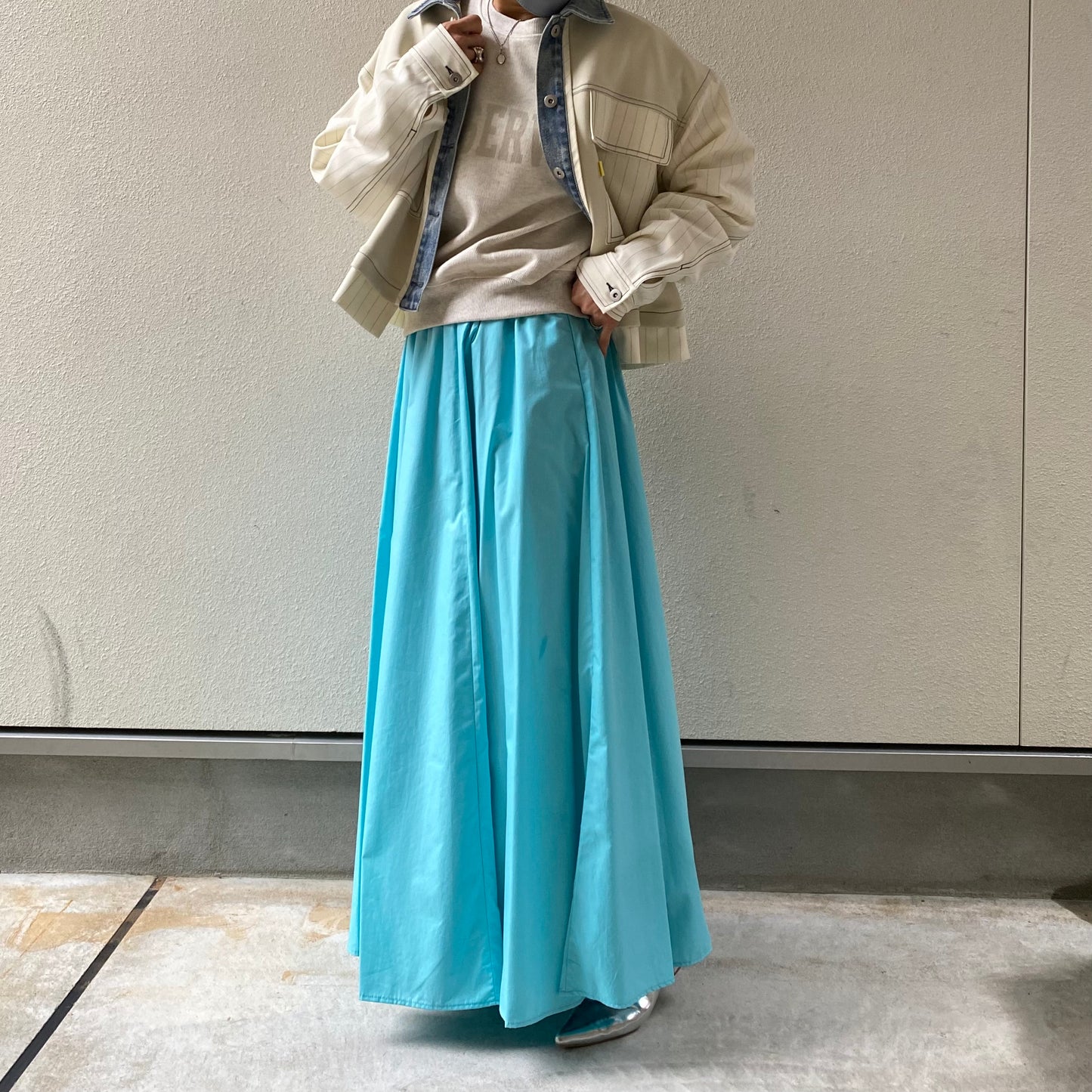 【MICALLE MICALLE】ウエストギャザースカート