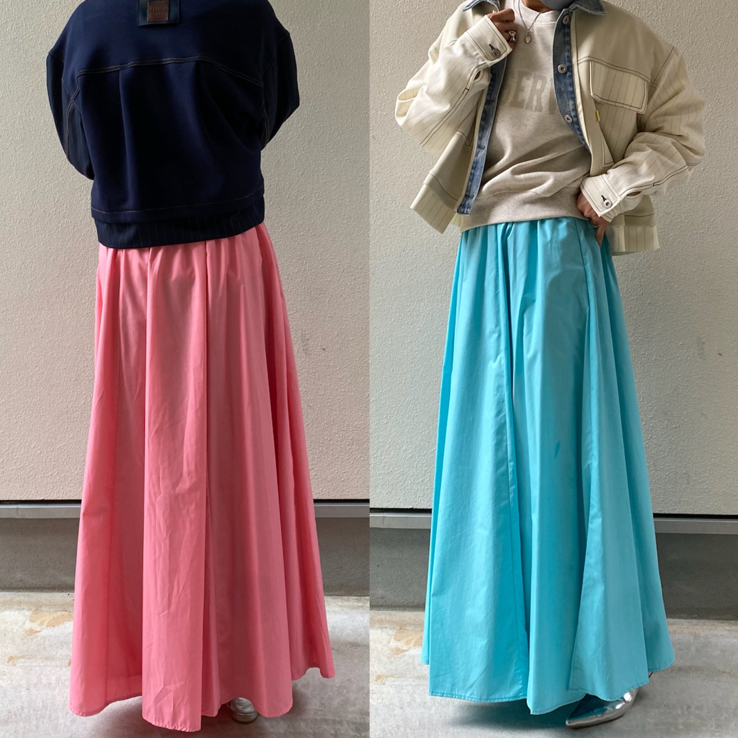 【MICALLE MICALLE】ウエストギャザースカート