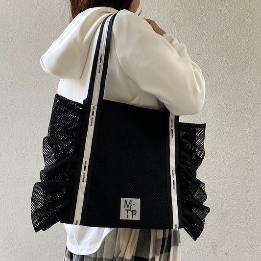 【MARECHAL TERRE】メッシュフリルバッグ