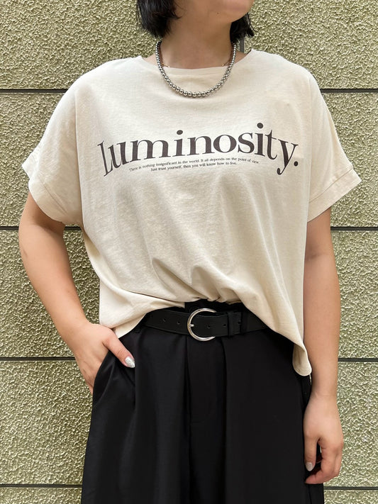 【botanical】ピグメント製品染め ロゴTシャツ