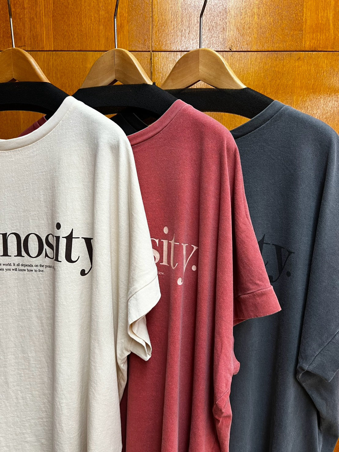 【botanical】ピグメント製品染め ロゴTシャツ