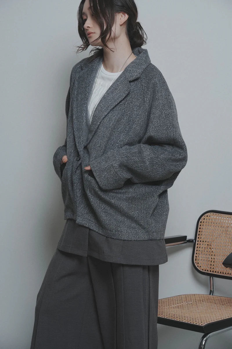 【予約商品】CYAN tokyo/ヘリンボーンドルマンテーラー