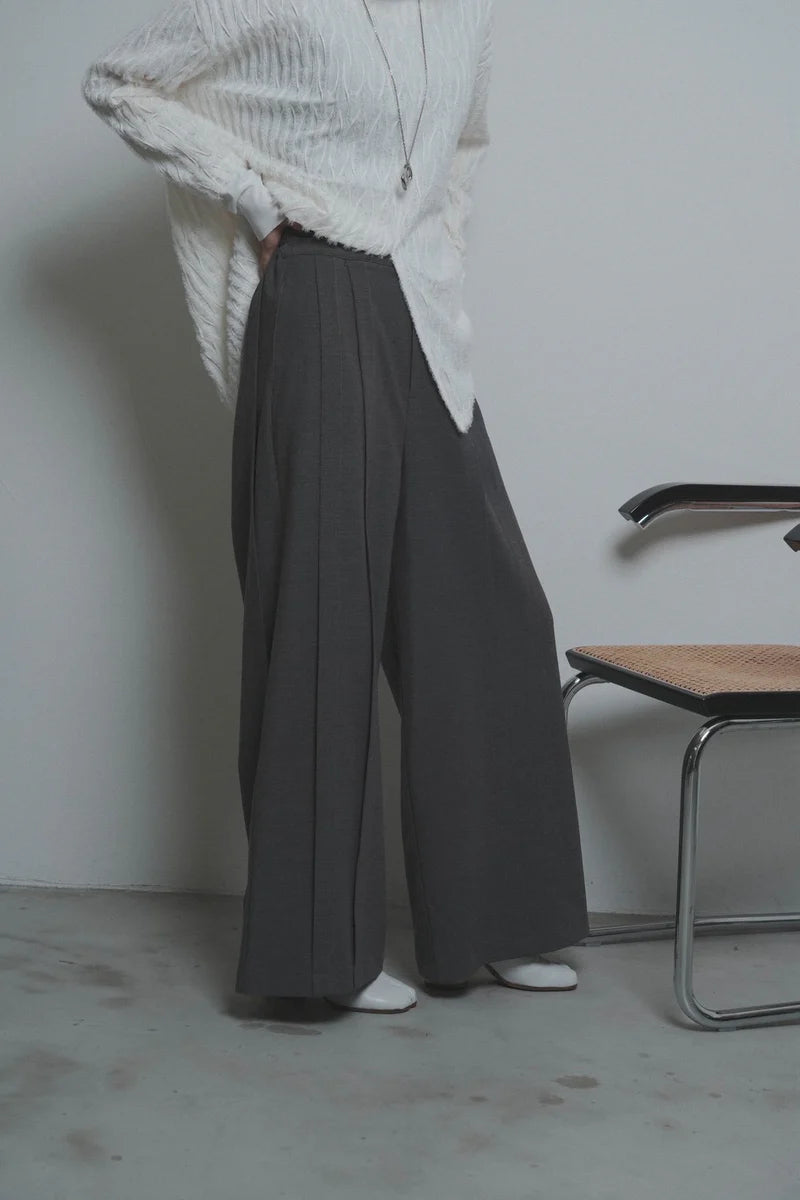 【予約商品】CYAN tokyo/シャギージャガードレイヤートップス