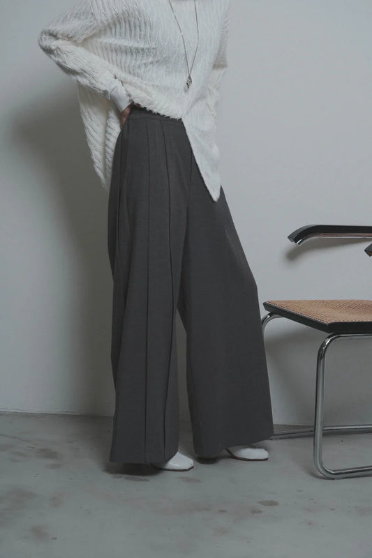 【予約商品】CYAN tokyo/エンドタックワイドパンツ