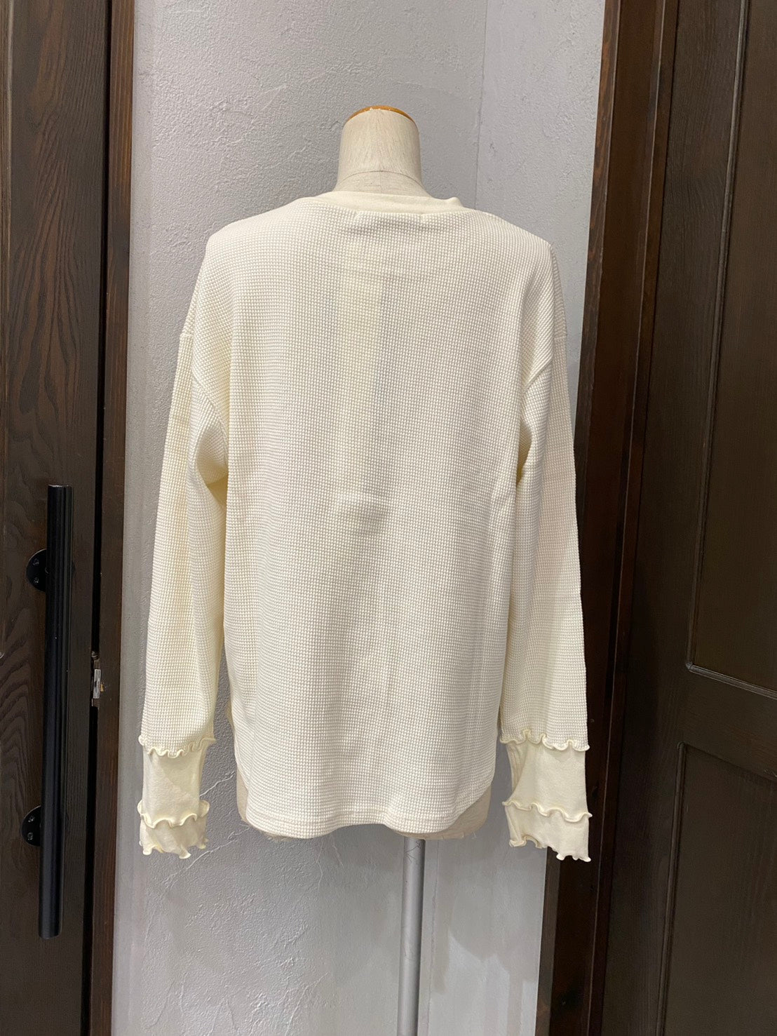 【TRANOI】TORAワッフルヘンリートップス