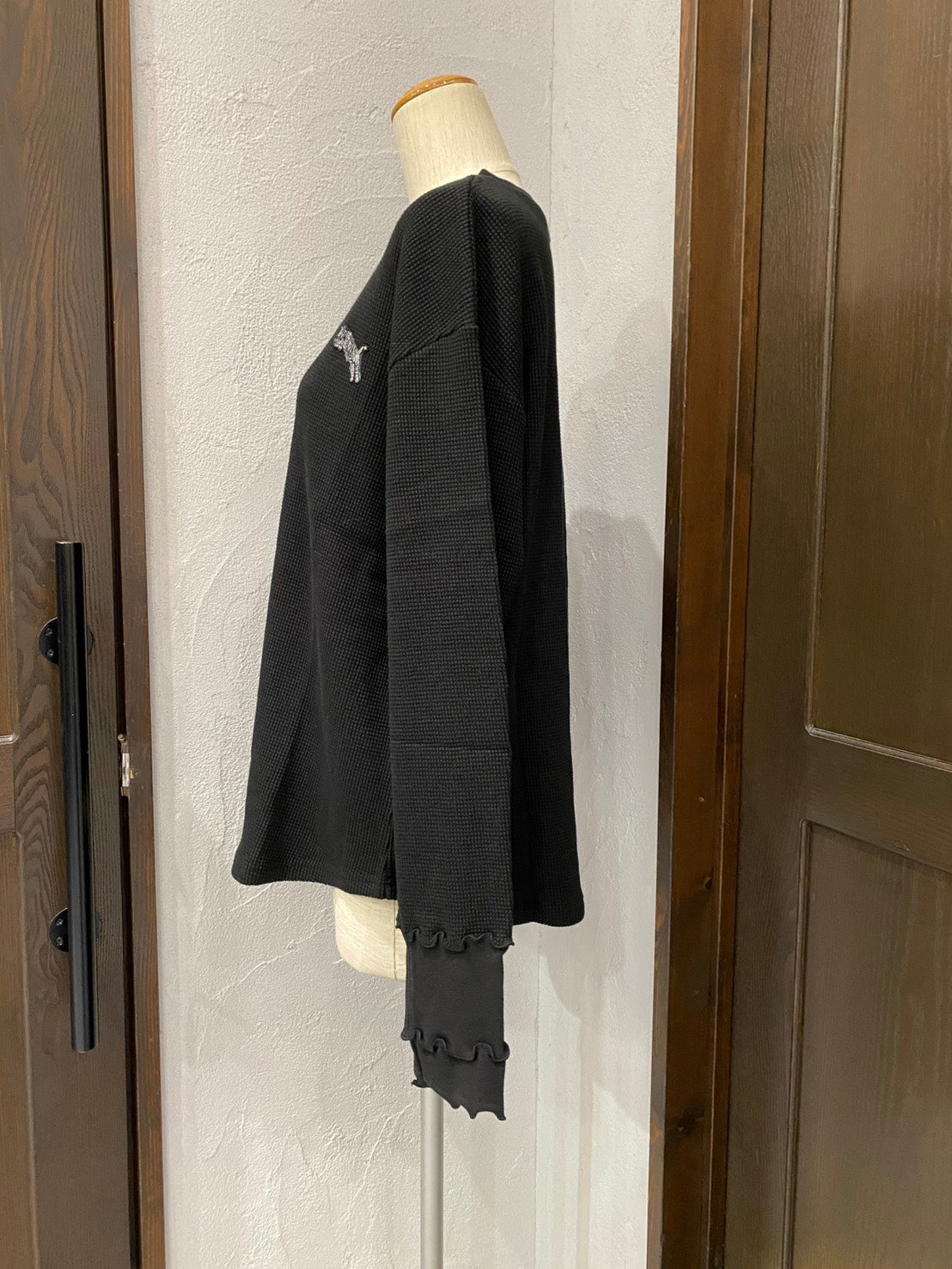【TRANOI】TORAワッフルヘンリートップス