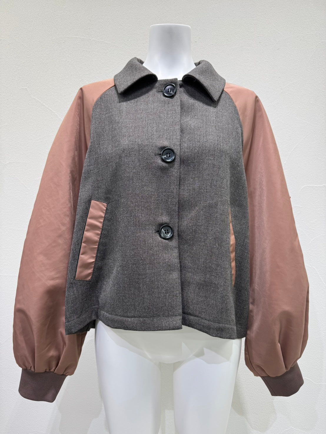 【予約商品】CYAN tokyo/ミリタリースリーブショートブルゾン