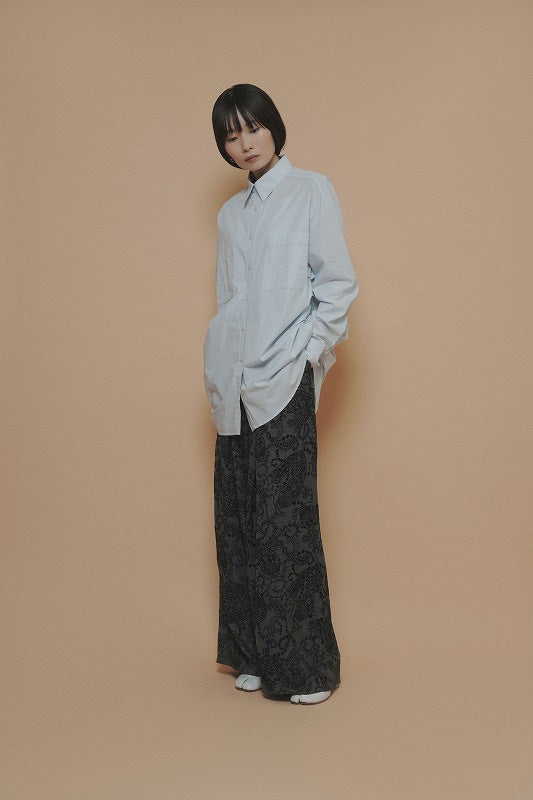 【予約商品】CYAN TOKYO エアリータックロングシャツ