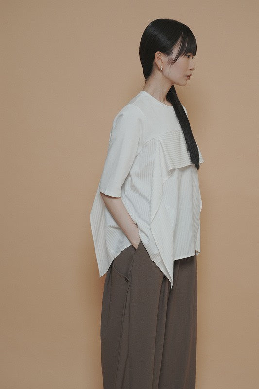 【予約商品】CYAN TOKYO サッカーストライプコンビTOPS