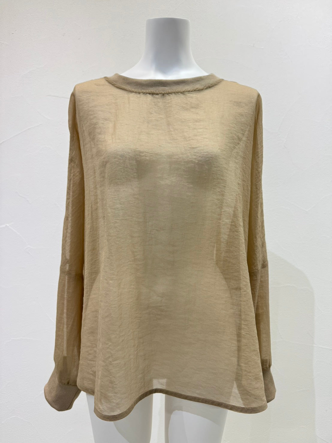 【予約商品】CYAN TOKYO シアーリップルリブTOPS