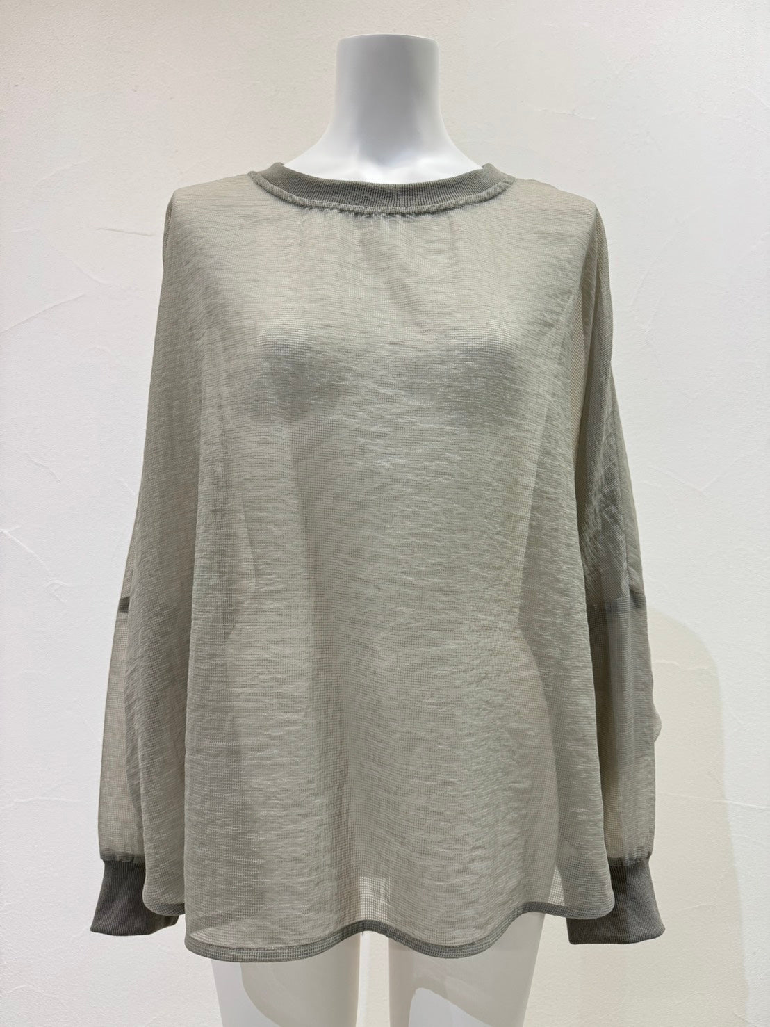 【予約商品】CYAN TOKYO シアーリップルリブTOPS
