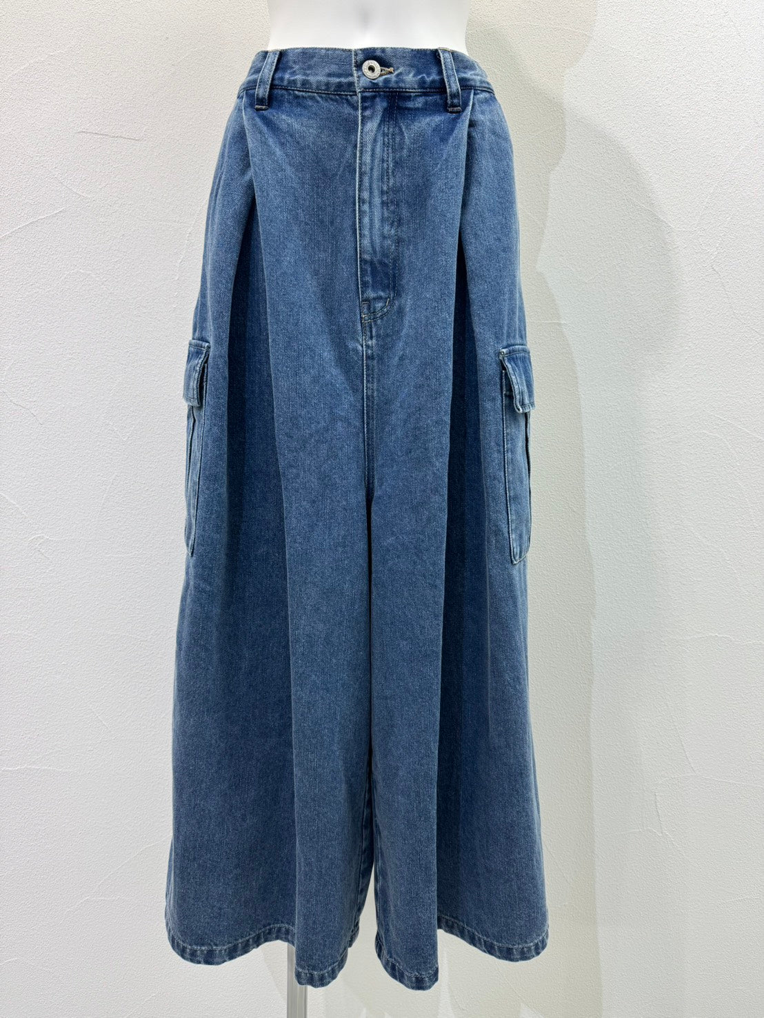 【予約商品】CYAN TOKYO デニムバギーガウチョ