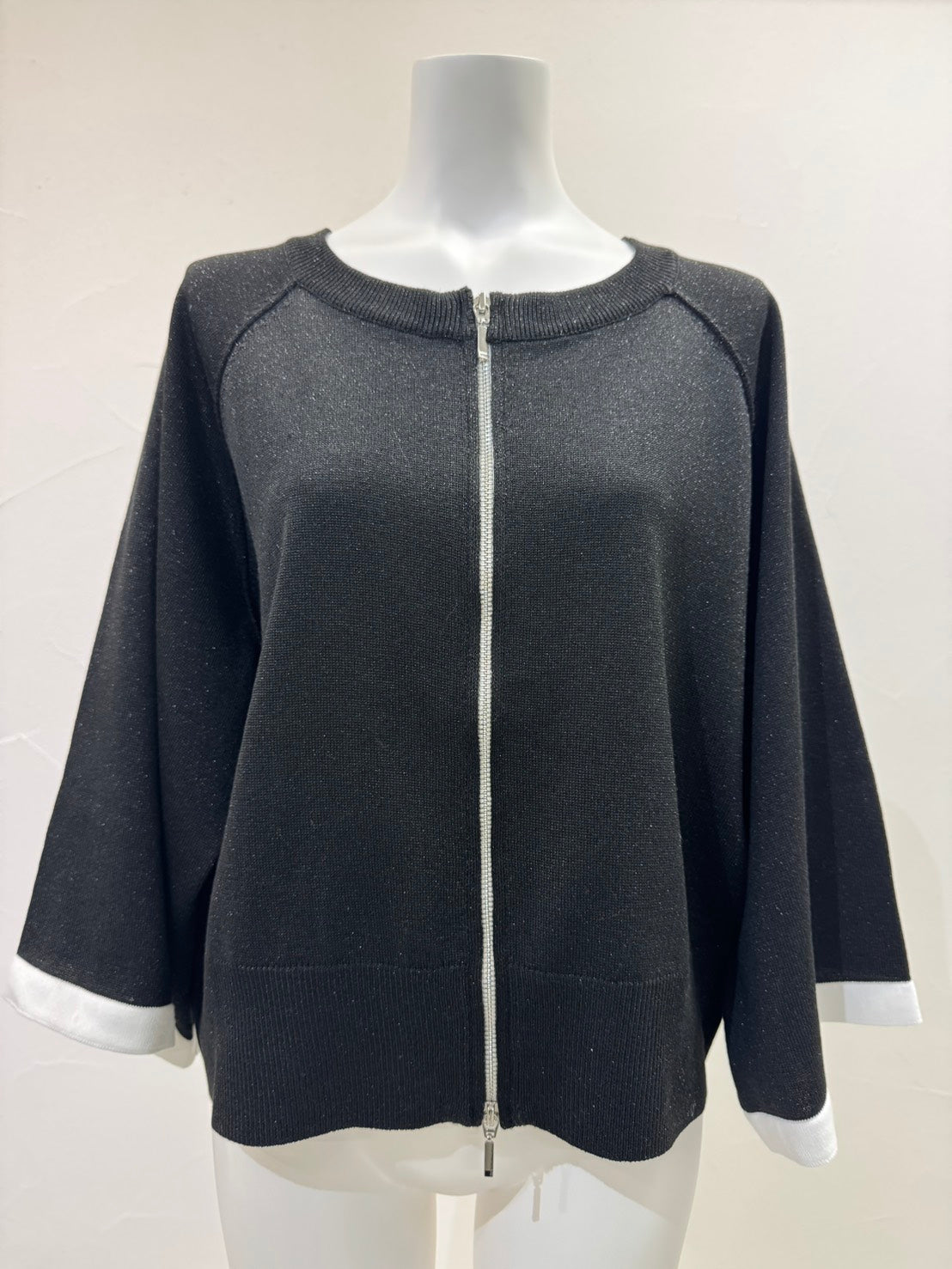 【予約商品】CYAN TOKYO フレアスリーブラメショートニット