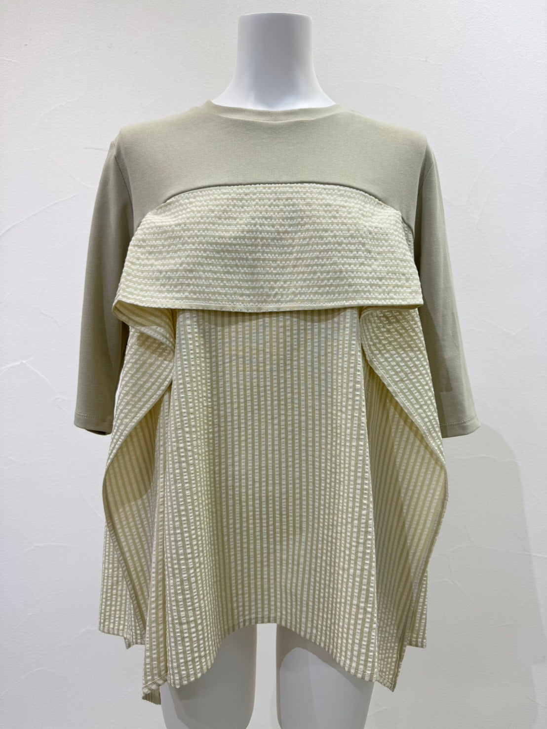 【予約商品】CYAN TOKYO サッカーストライプコンビTOPS